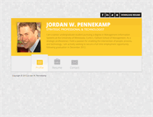 Tablet Screenshot of jwpennekamp.com